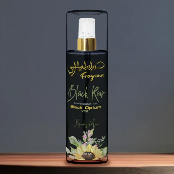 Black Rain body mist- inspired by black opium (YSL)