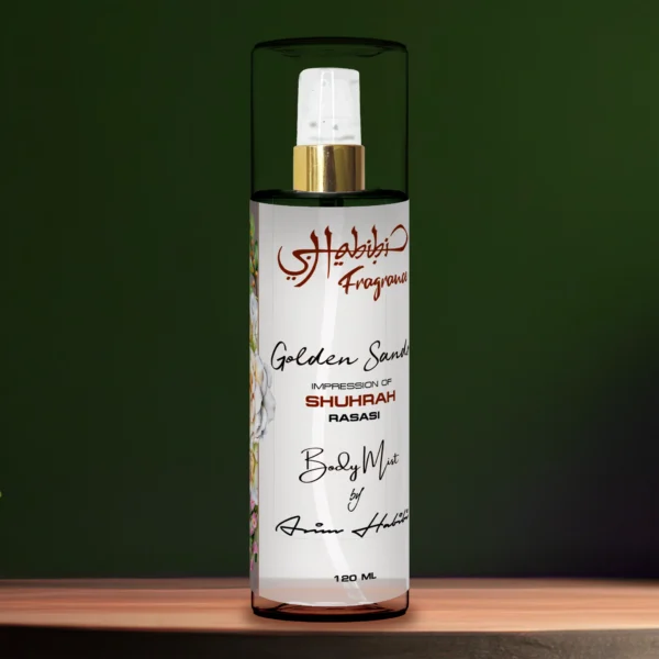 Golden Sands Body Mist Inspired by Shuhrah (Rasasi)